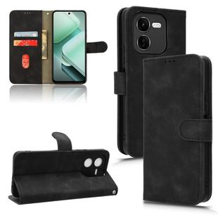 For vivo iQOO Z9X Skin Feel Magnetic Flip Leather Phone Case(Black)