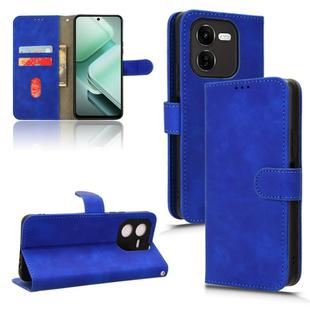 For vivo iQOO Z9X Skin Feel Magnetic Flip Leather Phone Case(Blue)