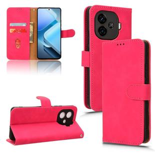 For vivo iQOO Z9 Skin Feel Magnetic Flip Leather Phone Case(Rose Red)