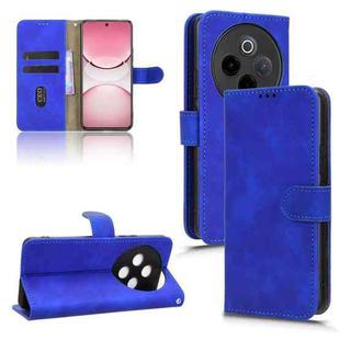 For vivo Y300 Pro 5G Skin Feel Magnetic Flip Leather Phone Case(Blue)