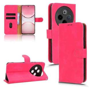 For vivo Y300 Pro 5G Skin Feel Magnetic Flip Leather Phone Case(Rose Red)