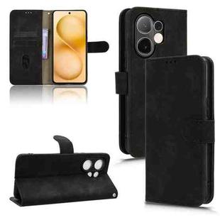 For vivo V60 5G Skin Feel Magnetic Flip Leather Phone Case(Black)
