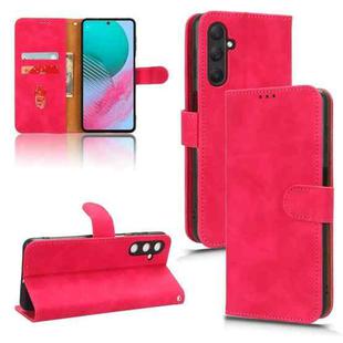 For Samsung Galaxy M54 5G Skin Feel Magnetic Flip Leather Phone Case(Rose Red)