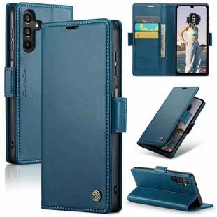 For Samsung Galaxy A15 4G/5G CaseMe 023 Butterfly Buckle Litchi Texture RFID Anti-theft Leather Phone Case(Blue)