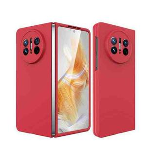For Huawei Mate X3 Oil-sprayed Integrated Phone Case(Red)