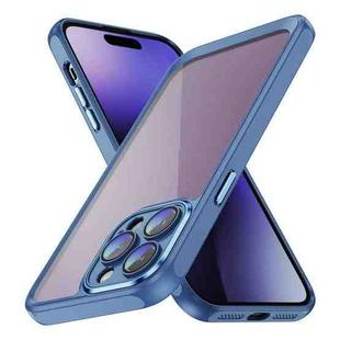For iPhone 12 Pro PC + TPU Phone Case with Lens Film(Blue)