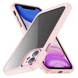 For iPhone 11 PC + TPU Phone Case with Lens Film(Apricot)