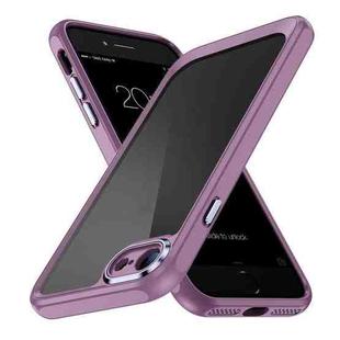 For iPhone SE 2022 / SE 2020 / 8 / 7 PC + TPU Phone Case with Lens Film(Light Purple)