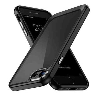 For iPhone SE 2022 / SE 2020 / 8 / 7 PC + TPU Phone Case with Lens Film(Black)