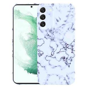 For Samsung Galaxy S22+ 5G Marble Pattern Phone Case(Green White)