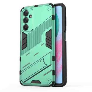 For Samsung Galaxy M54 5G Punk Armor 2 in 1 PC + TPU Phone Case with Holder(Green)