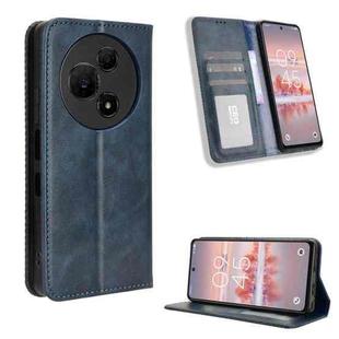 For TCL 60 NxtPaper Magnetic Buckle Retro Texture Leather Phone Case(Blue)