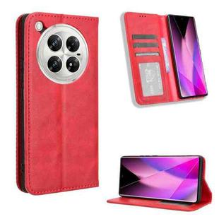 For Infinix Zero 40 5G Magnetic Buckle Retro Texture Leather Phone Case(Red)