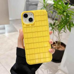 For iPhone 14 Tile Pattern TPU Phone Case(Yellow)