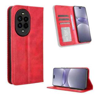 For Huawei nova 13 Pro 5G Magnetic Buckle Retro Texture Leather Phone Case(Red)