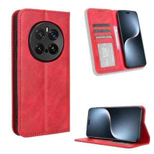 For Honor Magic7 Pro Magnetic Buckle Retro Texture Leather Phone Case(Red)