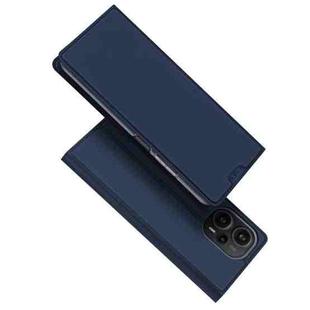 For Xiaomi Poco F5 / Redmi Note 12 Turbo DUX DUCIS Skin Pro Series Flip Leather Phone Case(Blue)