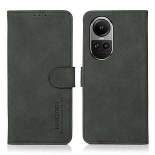 For OPPO Reno10 / Reno10 Pro Global KHAZNEH Matte Texture Leather Phone Case(Green)