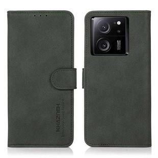 For Xiaomi 13T / Redmi K60 Ultra KHAZNEH Matte Texture Leather Phone Case(Green)