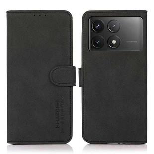 For Xiaomi Redmi K70 5G / K70 Pro 5G KHAZNEH Matte Texture Leather Phone Case(Black)