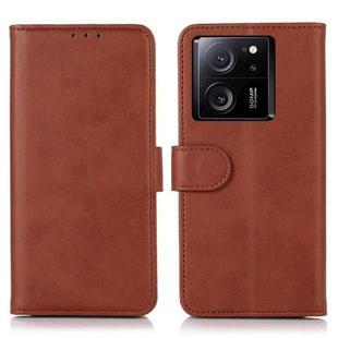 For Xiaomi 13T / Redmi K60 Ultra Cow Texture Leather Phone Case(Brown)