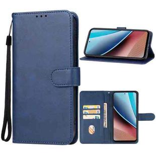 For Motorola Moto G Stylus 2023 4G Leather Phone Case(Blue)