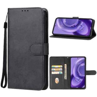 For Motorola Edge 40 Neo Leather Phone Case(Black)