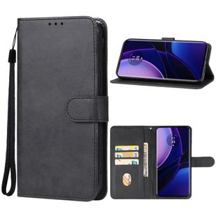 For Motorola Edge 2023 Leather Phone Case(Black)