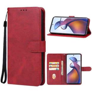 For Motorola Edge 50 Fusion Leather Phone Case(Red)