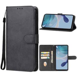 For Motorola Moto G53j Leather Phone Case(Black)