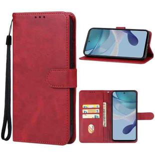 For Motorola Moto G53y Leather Phone Case(Red)