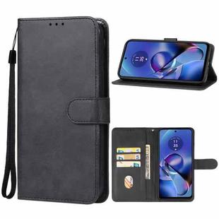 For Motorola Moto G64y 5G Leather Phone Case(Black)