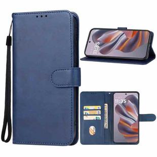 For Motorola Edge 50 Neo Leather Phone Case(Blue)