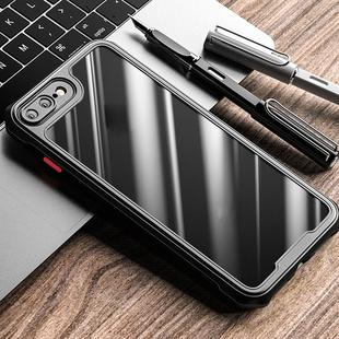 For iPhone 8 Plus / 7 Plus iPAKY Dawn Series Airbag Shockproof TPU Case(Black)