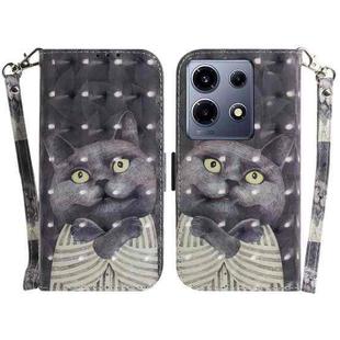 For Infinix Note 30 VIP 3D Colored Horizontal Flip Leather Phone Case(Hug Cat)