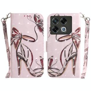 For Infinix GT 20 Pro 3D Colored Horizontal Flip Leather Phone Case(Butterfly High-heeled)