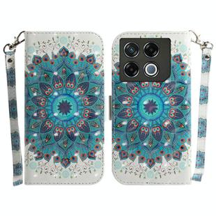 For Infinix GT 20 Pro 3D Colored Horizontal Flip Leather Phone Case(Peacock Wreath)