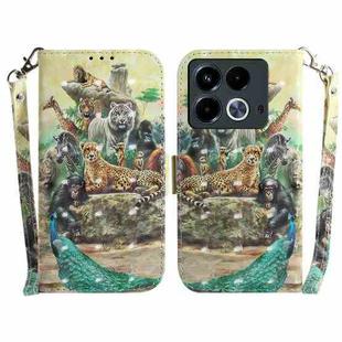 For Infinix Note 40 3D Colored Horizontal Flip Leather Phone Case(Zoo)