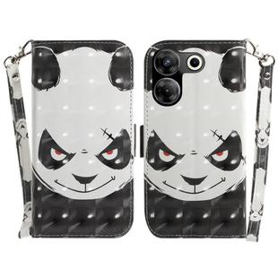 For Tecno Camon 20 Pro 5G 3D Colored Horizontal Flip Leather Phone Case(Angry Bear)