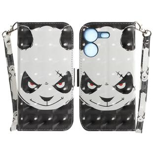 For Tecno Pova 5 3D Colored Horizontal Flip Leather Phone Case(Angry Bear)