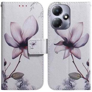 For Infinix Hot 30 Play Coloured Drawing Flip Leather Phone Case(Magnolia)