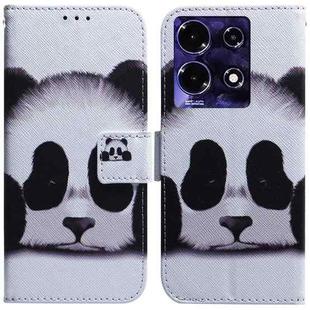 For Infinix Note 30 Coloured Drawing Flip Leather Phone Case(Panda)