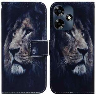 For Infinix Hot 30 Coloured Drawing Flip Leather Phone Case(Lion)