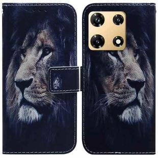 For Infinix Note 30 Pro Coloured Drawing Flip Leather Phone Case(Lion)