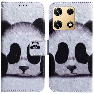 For Infinix Note 30 Pro Coloured Drawing Flip Leather Phone Case(Panda)