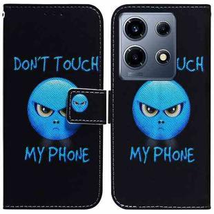 For Infinix Note 30 VIP Coloured Drawing Flip Leather Phone Case(Anger)