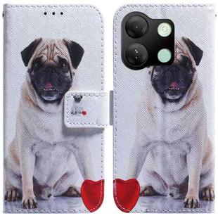For Infinix Smart 7 HD Coloured Drawing Flip Leather Phone Case(Pug)