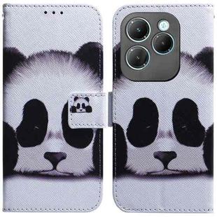 For Infinix Hot 40 / 40 Pro Coloured Drawing Flip Leather Phone Case(Panda)