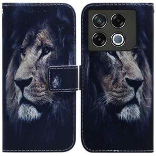 For Infinix GT 20 Pro Coloured Drawing Flip Leather Phone Case(Lion)