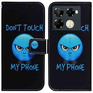 For Infinix Note 40 Pro+ 5G Coloured Drawing Flip Leather Phone Case(Anger)